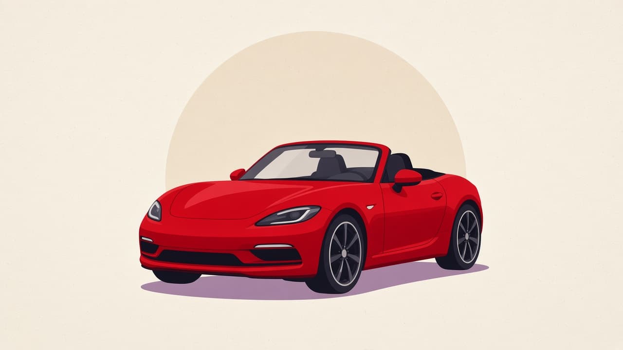 Illustration of a Mazda MX-5